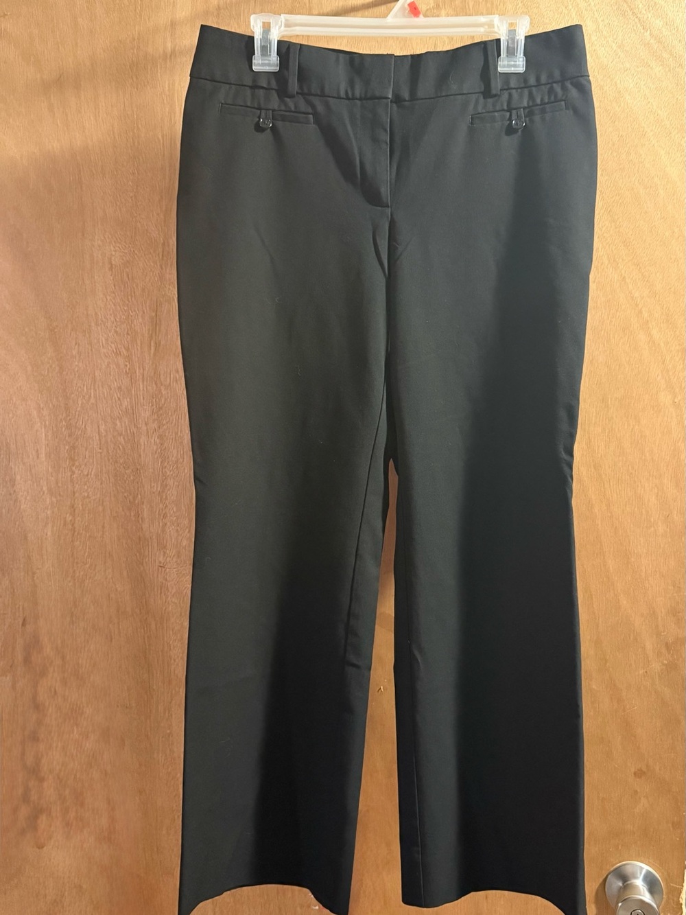 LOFT Black Wide Leg Trousers with Tailored Waist